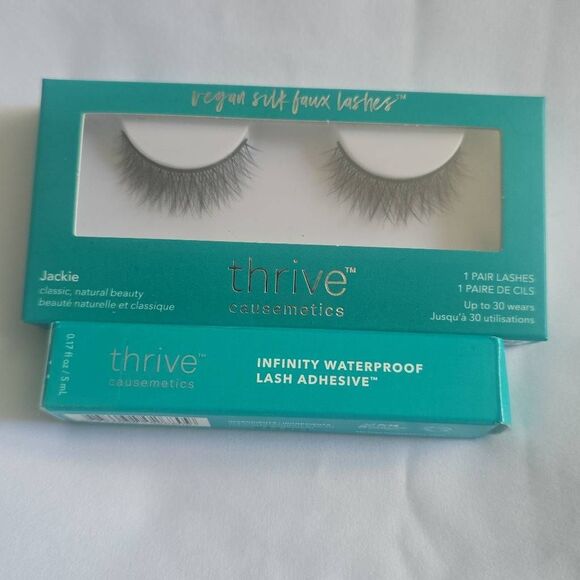 thrive causemetics Other - Thrive Causemetics Jackie Lashes(UP TO 30 WEARS) & Lash Adhesive, NIB